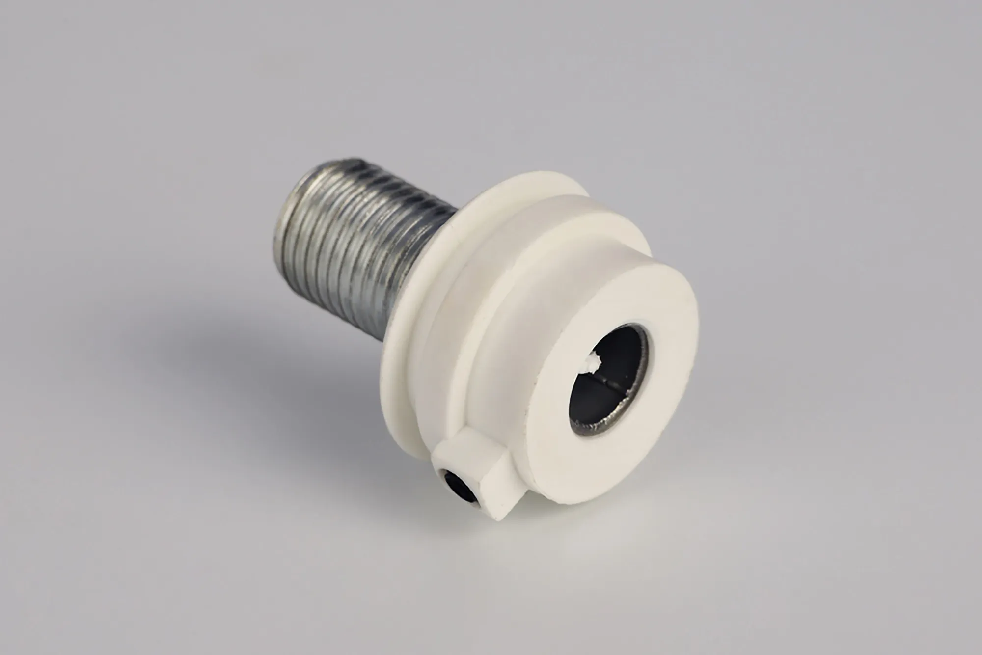 Ret. Collar For Pendant Rod M8 Internal Thread 99-080-1  Eutrac Adapters & Components-White